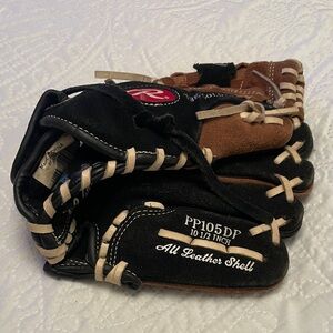 Youth RAWLINGS Leather Right Handed Baseball Glove Unisex Glove